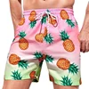 Summer Hawaii New 3D Fruits Print Beach Shorts Palm Trees Graphic Swimming Trunks For Men Fashion Cool Board Shorts Pants Homber 2