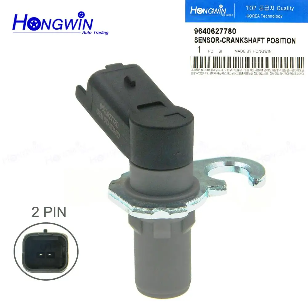 9640627780 Crankshaft Position Sensor Fits Peugeot 206 307 308 407 607 807 Expert Citroen Berlingo C4 C5 C6 C8 Jumpy For Suzuki crankshaft position sensor