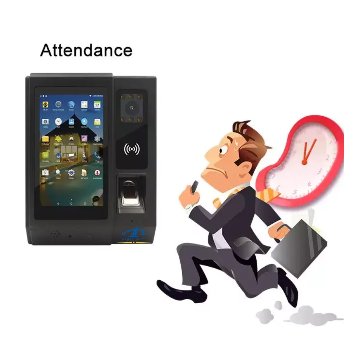 

HFSecurity HF-A5 Rugged Biometric Android6.0 Fingerprint Time attendance & Access control