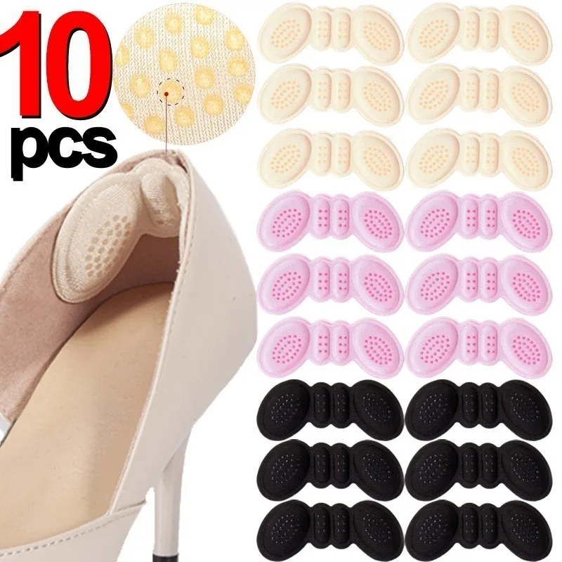 2/8pcs Heel Insoles Sports Shoes High Heel Inserts Pain Relief Anti-wear Cushion Pad Back Adhesive Shoe Pads Sponge Insole Pad