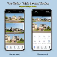Камера на солнечной энергии с тремя объективами, 4G, 6K, 12 МП, IP-камеры для уличной безопасности, цветная камера ночного видения, IP66, водонепроницаемое наблюдение за домами — изображение 3