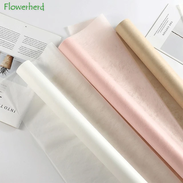 50pcs 45*60cm Cotton Flowers Wrapping Paper Bouquet Lined Non Woven Fabric  Lining Papers Wrap Flower Florist Floral Decor Paper - Craft Paper -  AliExpress