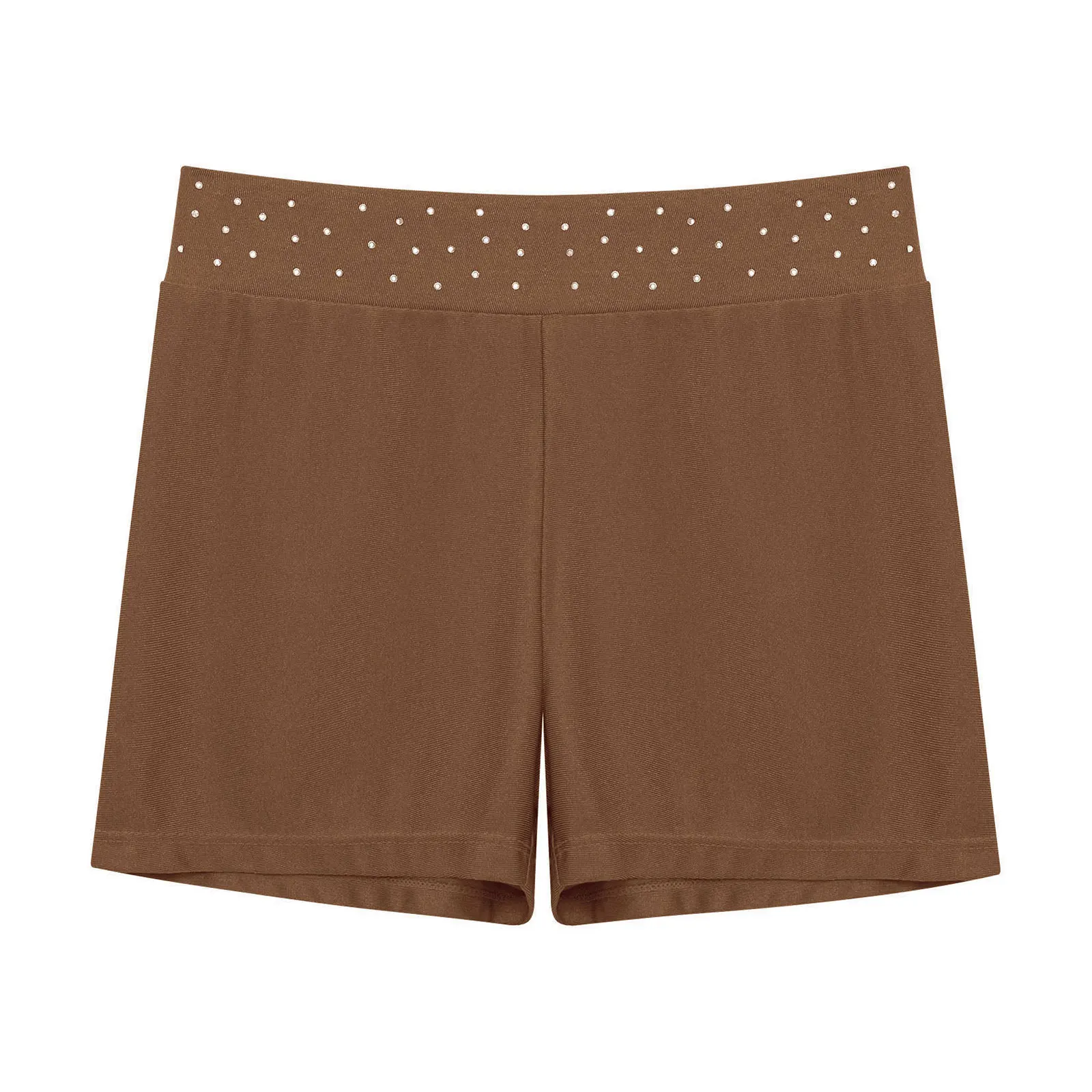 Kinder Mädchen Ballett Tanz Gymnastik Shorts glänzende Strass steine Eiskunstlauf Akrobatik Performance Workout Cheerleading Dance wear – Detail 30
