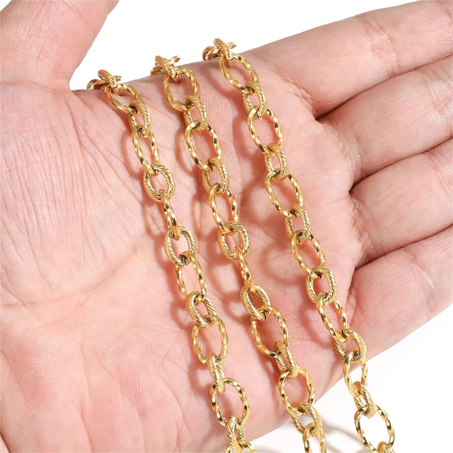 Stainless Steel Chain Jewelry Making Wholesale - 2meters/1meter Stainless  Steel - Aliexpress