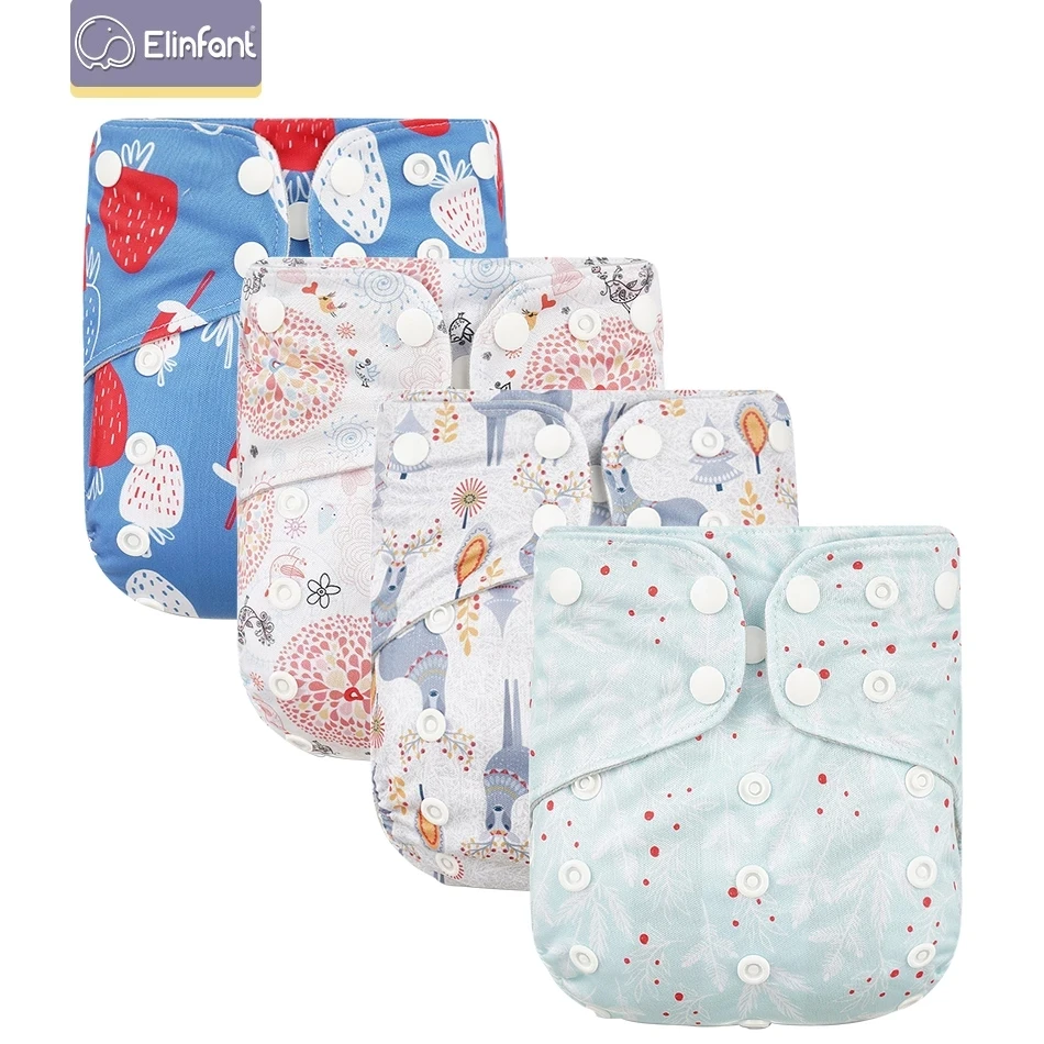 Cloth Pocket Diaper Suede Cloth Dry Fast Washable Adjustable Reusable For 3-15kg