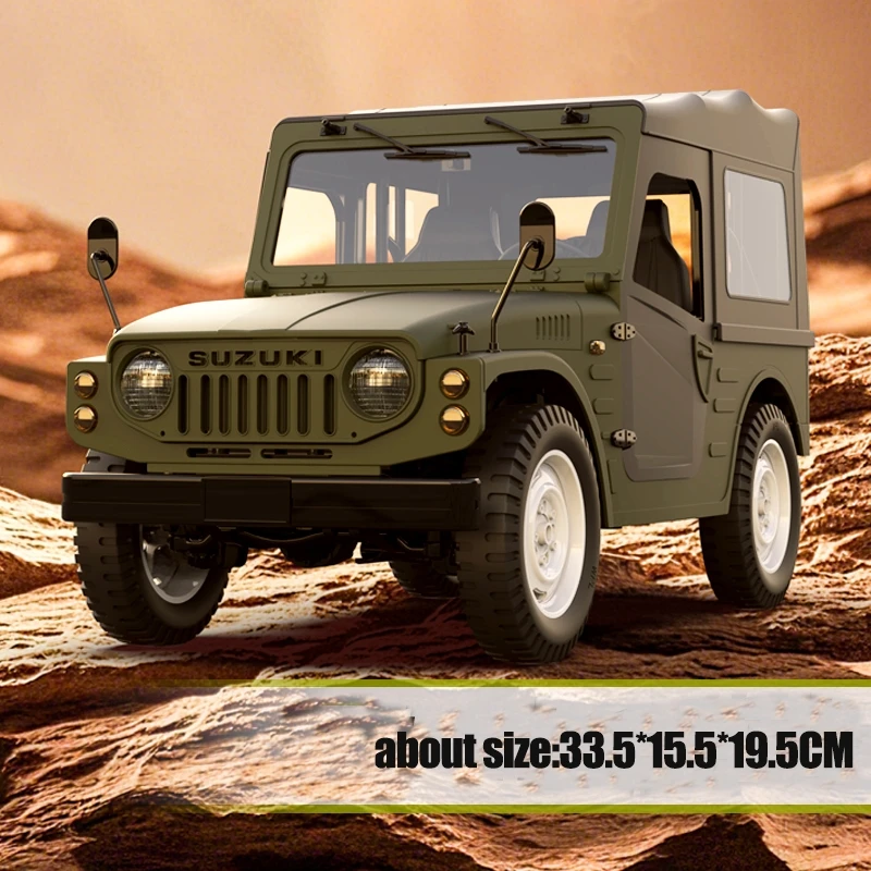 어린이용 업그레이드 WPL C84 자동차 컨버터블 모델 등반 오프로드 차량 트럭 4WD 370 모터 장난감 C74-1 RC 선물