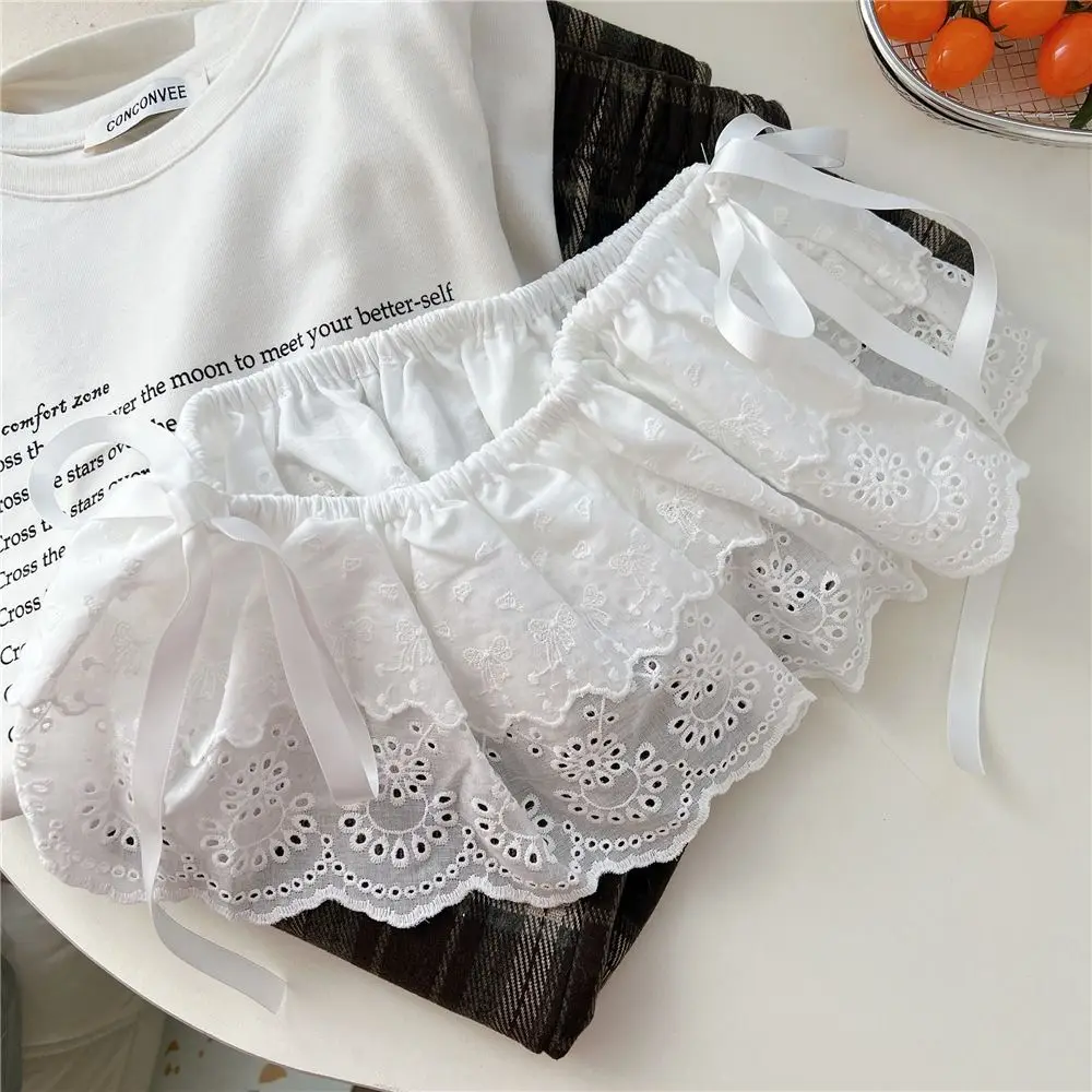 Fashion Flower Lace Layered Gauze Skirt Y2k Streetwear Pleated Lace Fungus Fart Curtain Strap One Piece