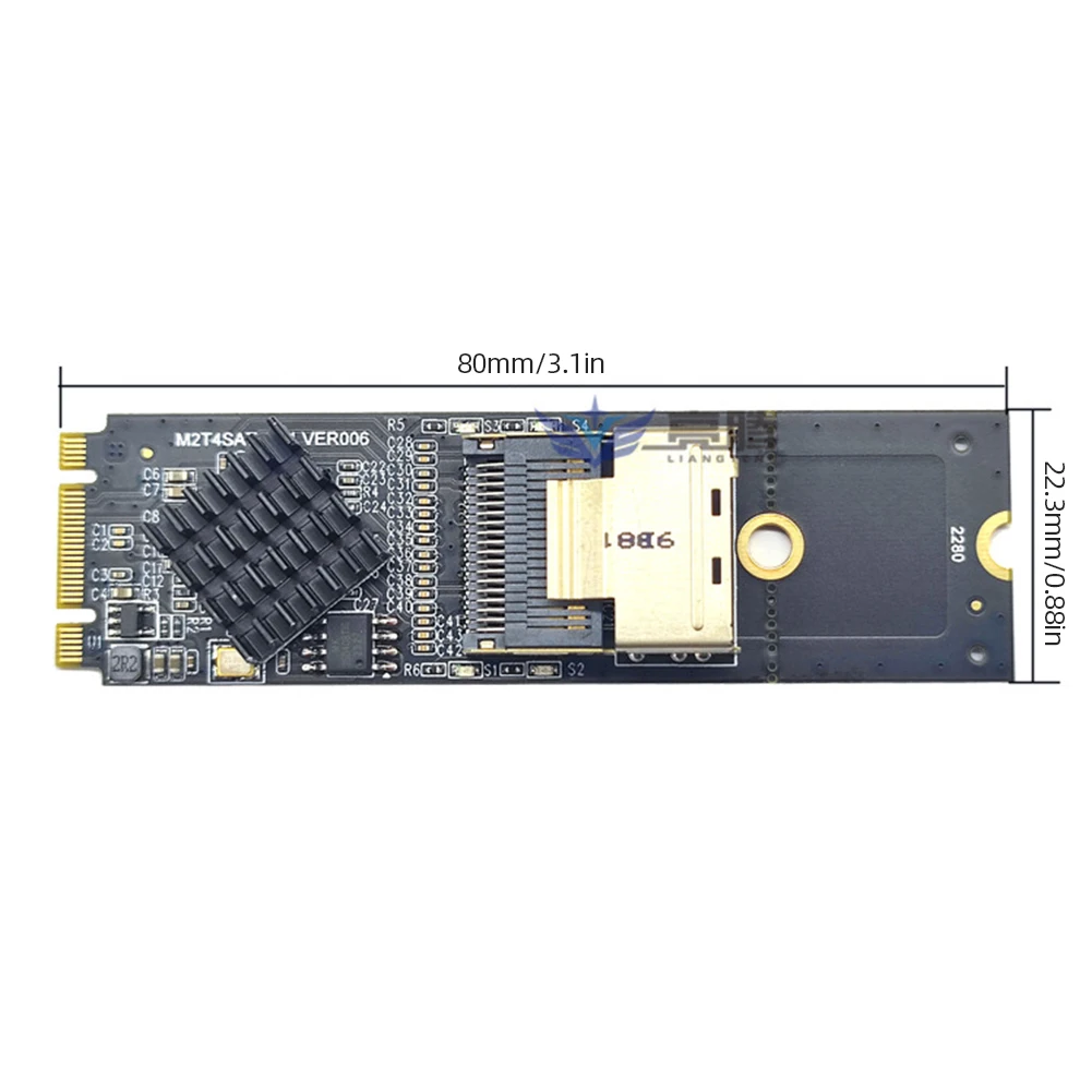 ̺  SFF-8087 Ȯ ī, M.2 NVME to Mini SAS HDD SSD SATA Ʈѷ, M.2 NVME SSD SFF8087 Ȯ 