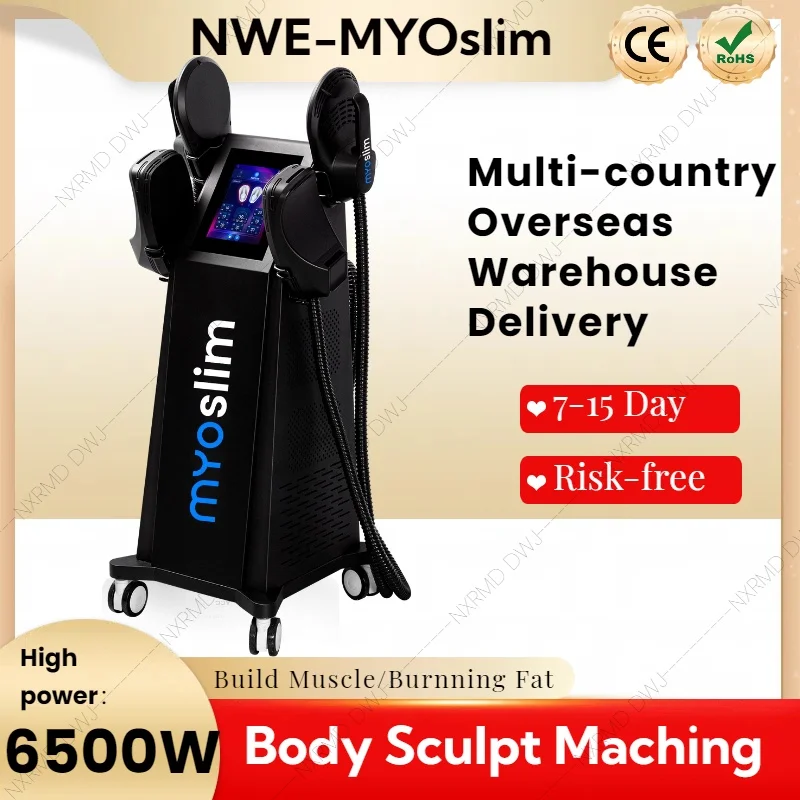 EMS Body Sculpt Machine RF Scolpire Stimolazione muscolare Bruciare i grassi 6500W Attrezzatura dimagrante per la perdita di peso MYOslim HI-EMT EMSzero - immagine 2