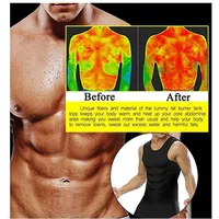Corset amincissant enduit de glaçage argenté pour homme, vêtements de survêtement pour homme, compression, réduction de la transpiration, sauna, entraîneur de taille pour Y, 1 pièce 3