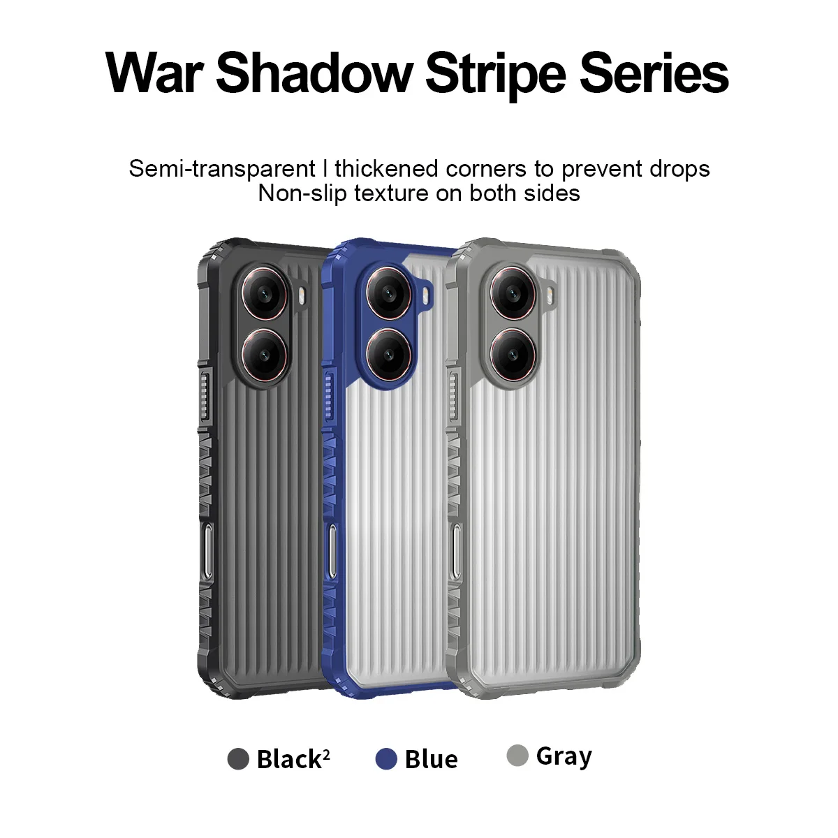 Enhanced Shockproof Armor Phone Case - Hard Back Protective Cover