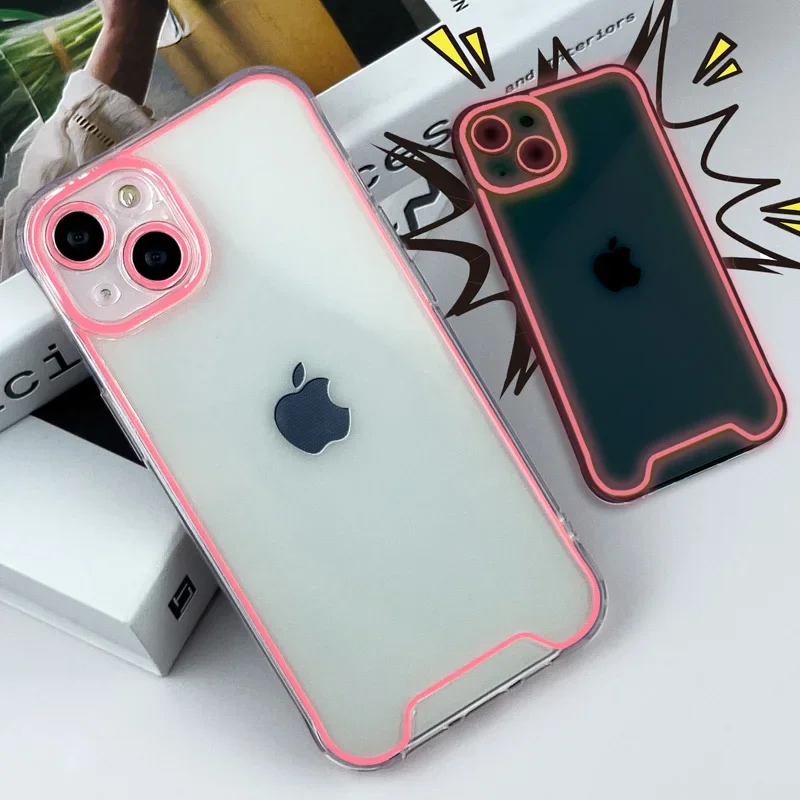 Luminous Soft Silicone Shockproof Night Light Phone Case Cover