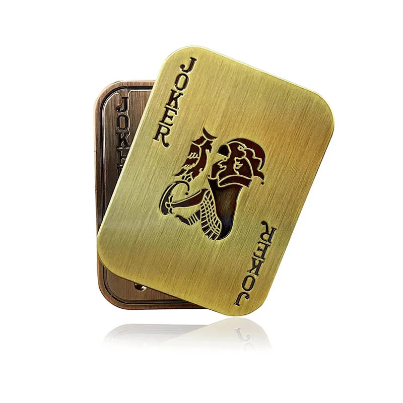 Magnetic Poker Push Card EDC Metal Fidget Slider Stress Relief Toys For Anxiety ADHD Juguetes Antiestrés Para Adulltos 2