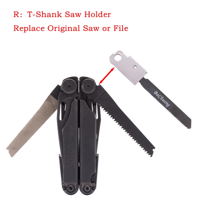 Saw TShank Holder for the Leatherman Wave TTi TTiplus Charge Plus Series