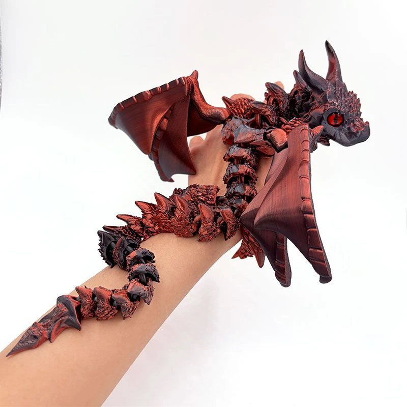 3D Winged Dragon Figurine 5