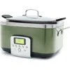 Slow Cooker, Dishwasher Safe Lid & Removable Crock, Healthy Ceramic Nonstick Multi-Cooker, Sear, Sauté, Brown 1