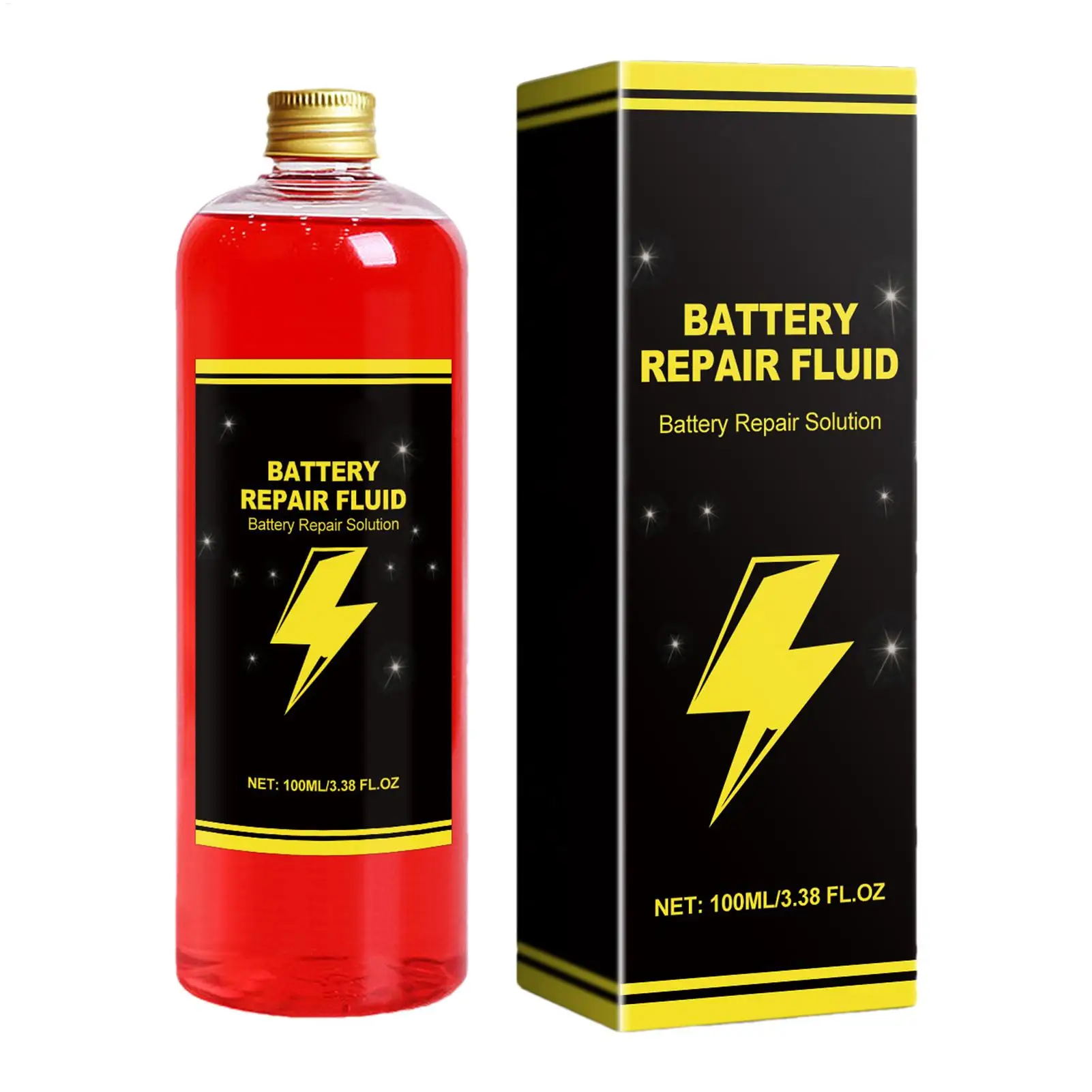 Car Battery Repair Fluid 100ml Safe Effective Battery Restore Liquid Repair Fluid Efficient Repair Extends Battery Life Golf Car