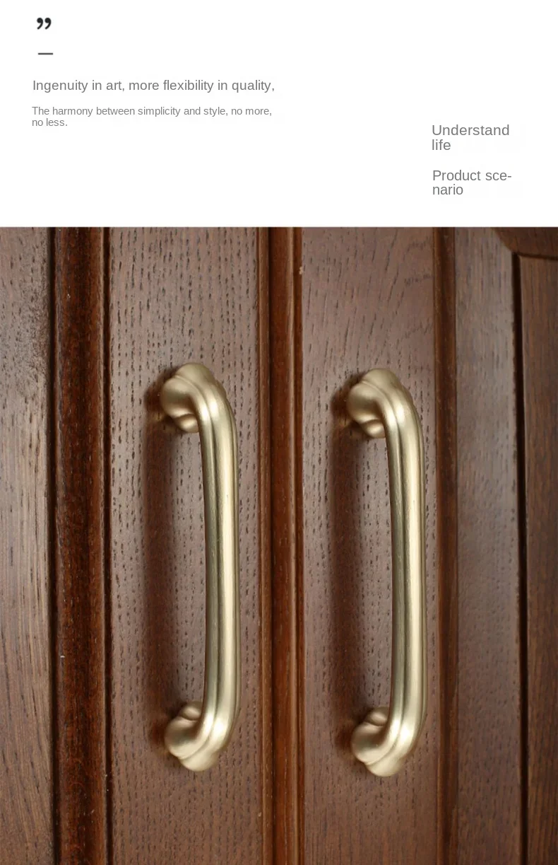 Description Picture 3 of itemZinc Alloy Pearl Gold Brown Cabinet Handles Solid Drawer Knobs Kitchen Cupboard Door Pulls Furniture Handle Cabinet Hardware
