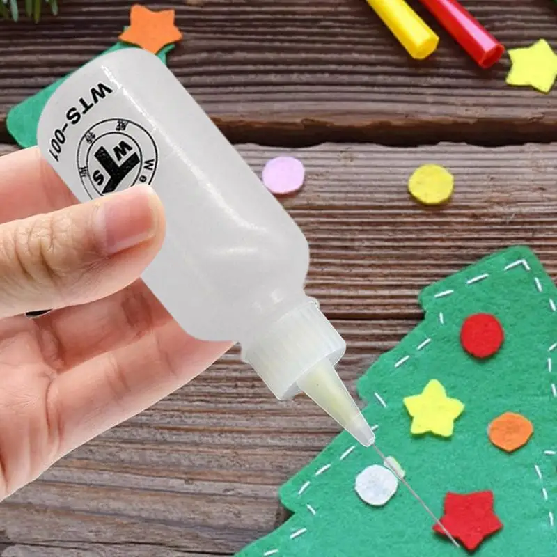 Needle Tip Glue Bottle 50ml Squeeze Plastic Bottle Dispensing Needle Sealing Cap Liquid Flux Dispenser Applicator glue applicator bottle