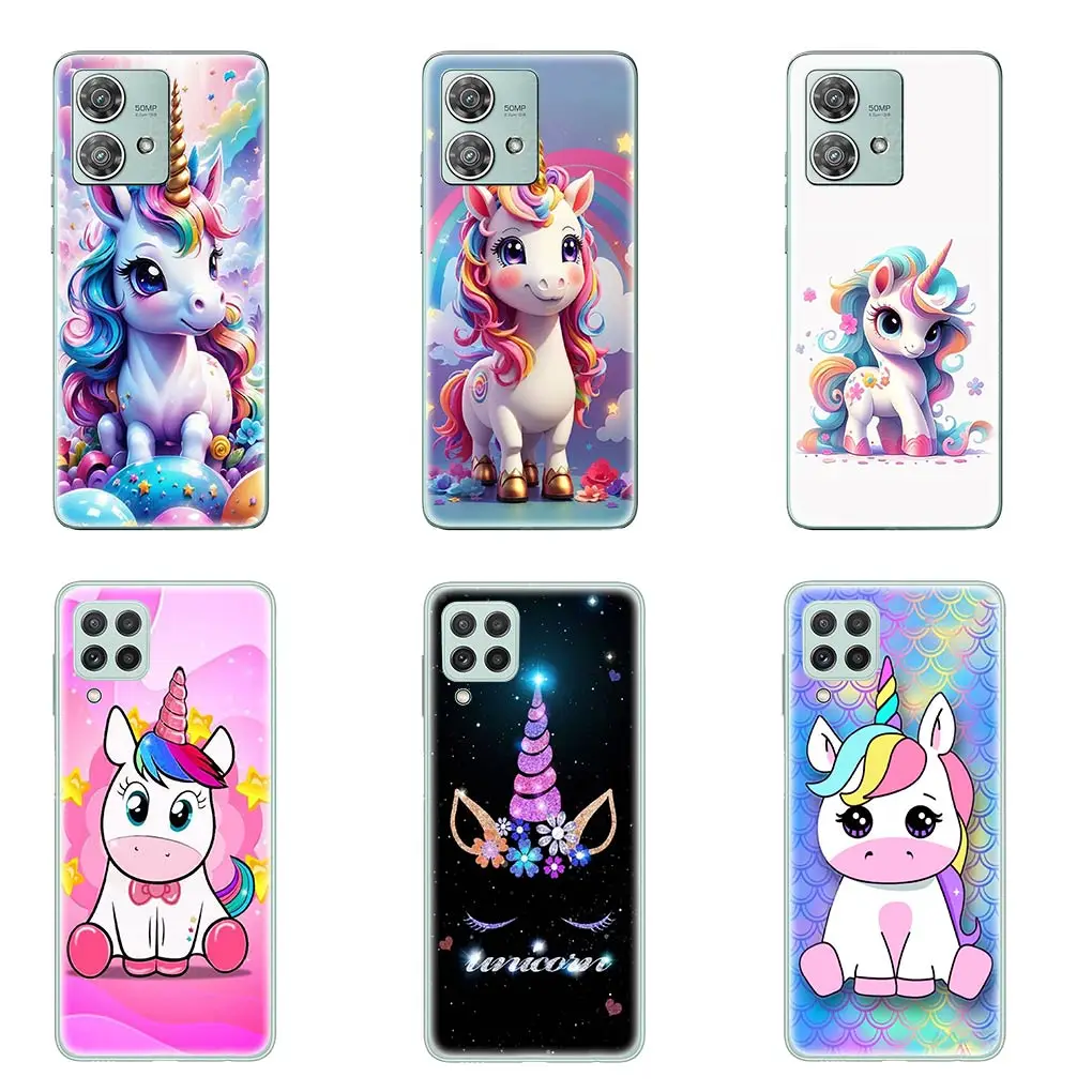 Unicorn Horse Silicone Phone Cover - Soft and Durable Case