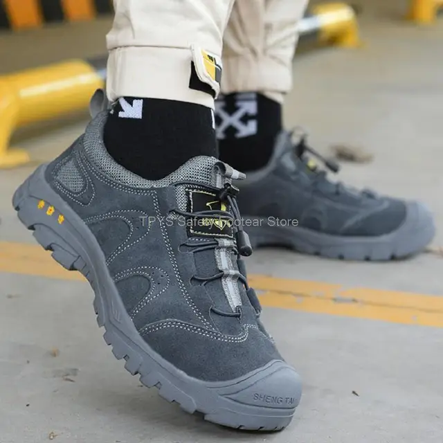 rubber toe work shoes