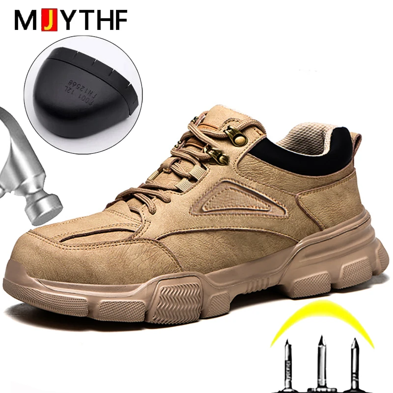 

Male Safety Shoes Work Sneakers Indestructible Work Safety Boots Winter Shoes Men Steel Toe Shoe Sport Safty Shoes Dropshipping