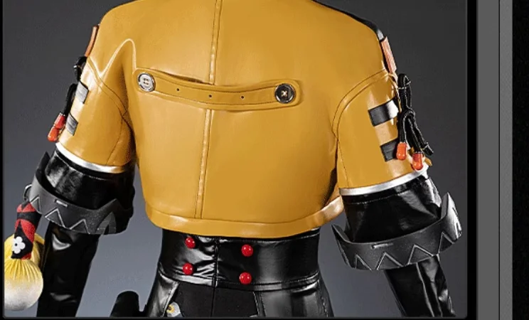 Zenless Zone Zero: Ju Fufu | Yellow Yunkui Summit Uniform Cosplay Costume Set 68 Zenless Zone Zero Yunli Yunkui Summit Uniform Cosplay Costume
