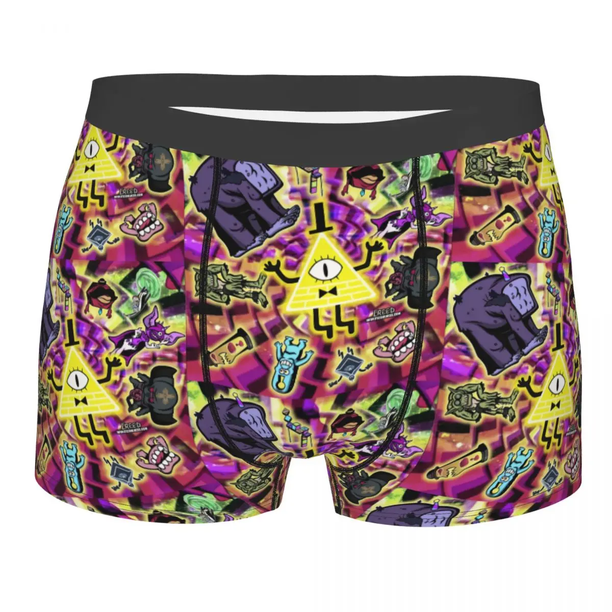 

Disney Anime Gravity Falls Boxer Shorts For Men 3D Printed Underwear Panties Briefs Stretch Underpants