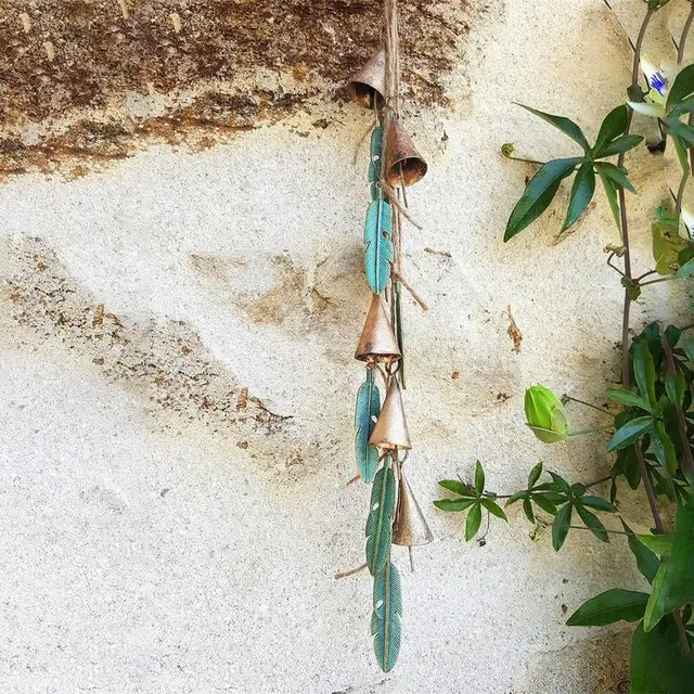 Szélcsengő Kültéri Harangok Elegáns Szélcsalád -Ajtó Bejárat Kézműves Csengők Karácsonyi Ünnepi Ajándékok Családok Számára - Image 6