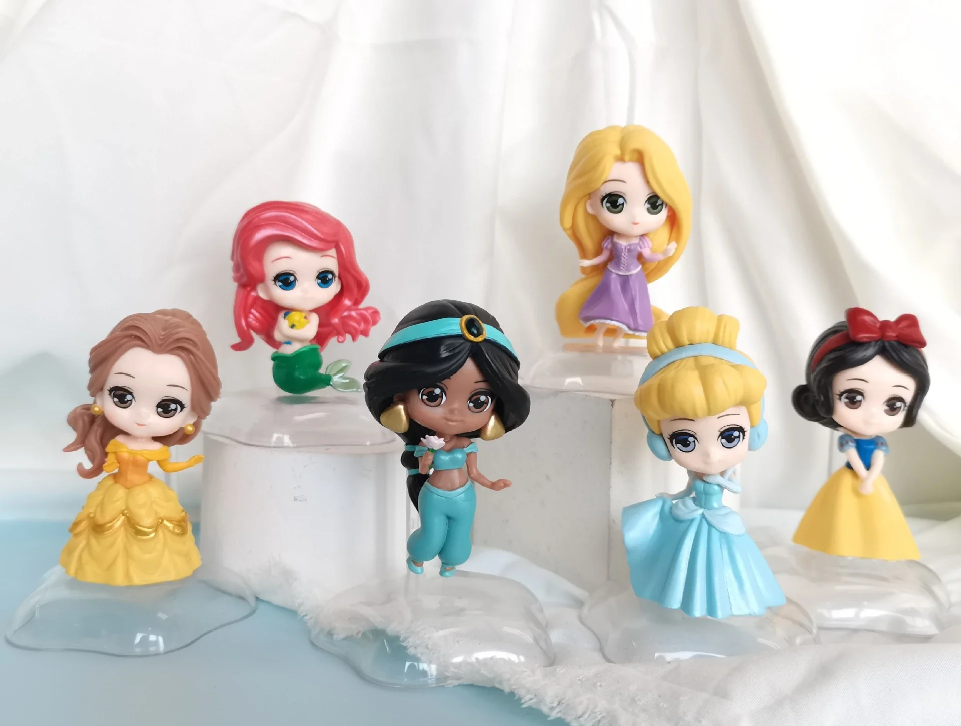 Funko Pop – Figurine La Belle Et La Bête Ariel, Cadeau Pour Enfants,  Nouvelle Collection, #220 Belle #221 Raiponce #223 Princesse Tiana #224  Cendrillon #222 - Action & Figurines - AliExpress