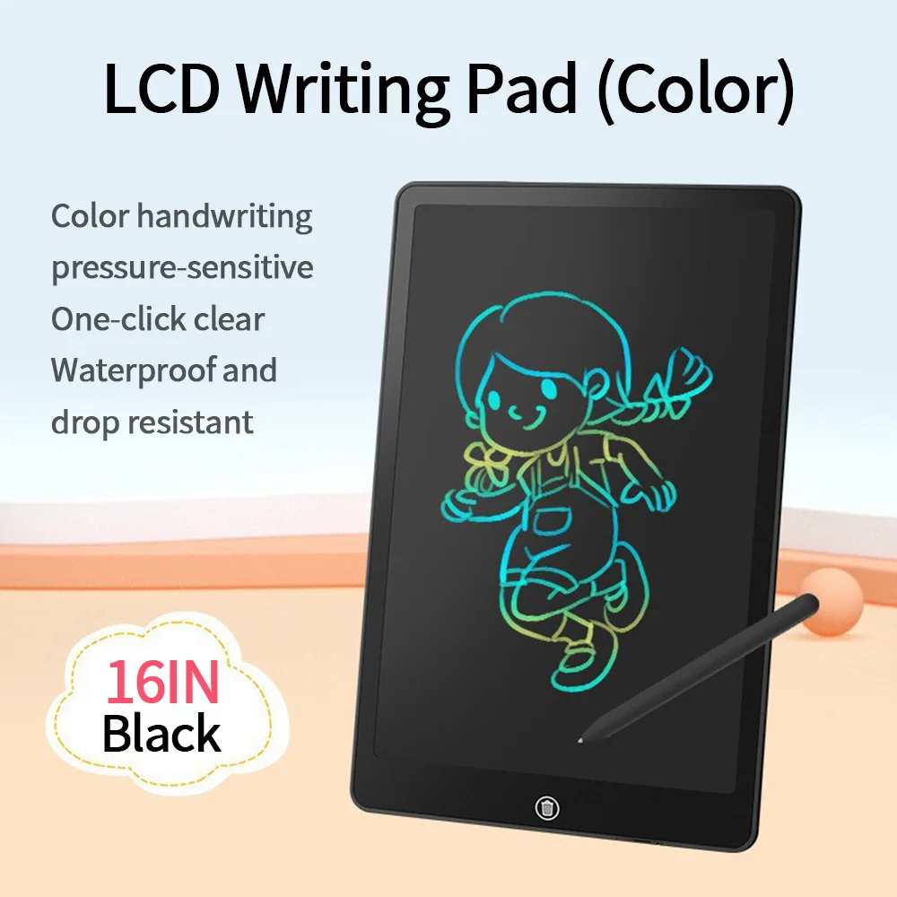 16 Inch LCD Drawing Board Writing Tablet Digit Magic Blackboard Art Painting Tool Kids Toys Brain Game Child Best Gift 3