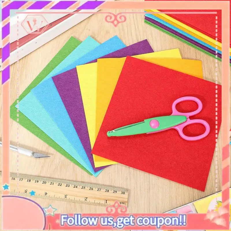 18 Pieces Of Laser Engraved Material Laser Engraved Felt Sheets Various Colors 5.9 Inches