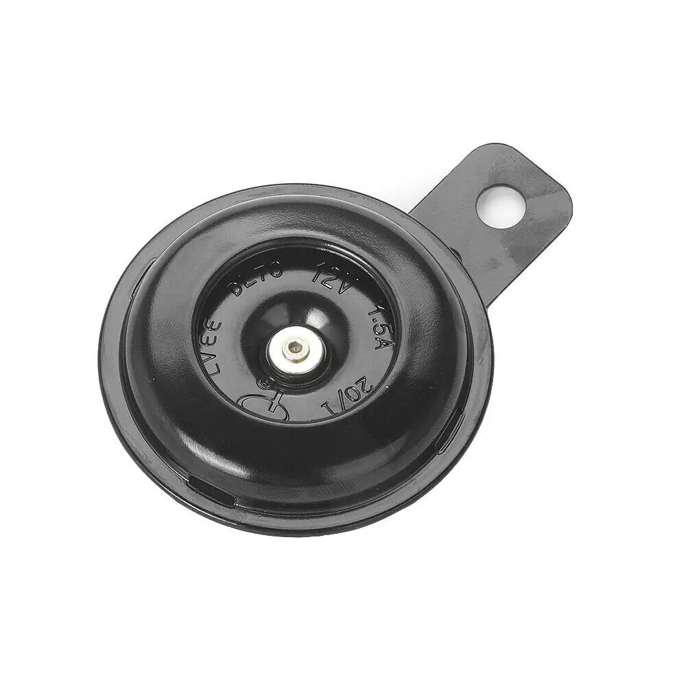 12v Black Electric Motorcycle Horn Loud 105db Strong Shock Universal Zirconia Sand 1 Pcs 12V 1.5A