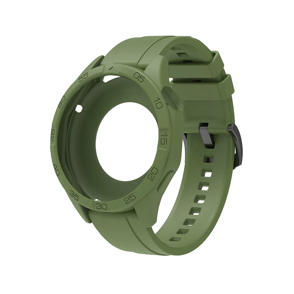 High-Quality Silicone Band with Lightweight Watch Case