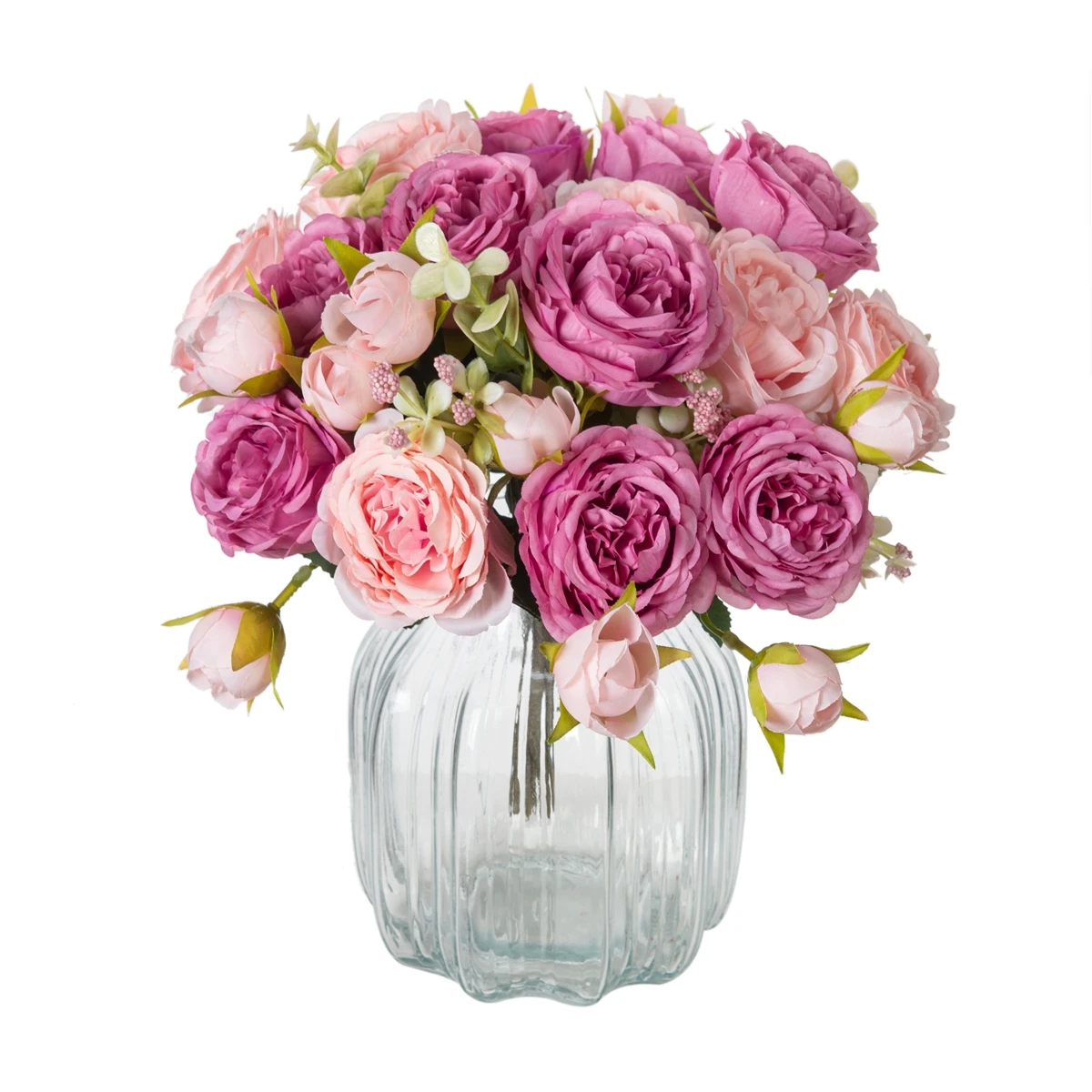 Elegant White Silk Peonies for Home and Event Decoration