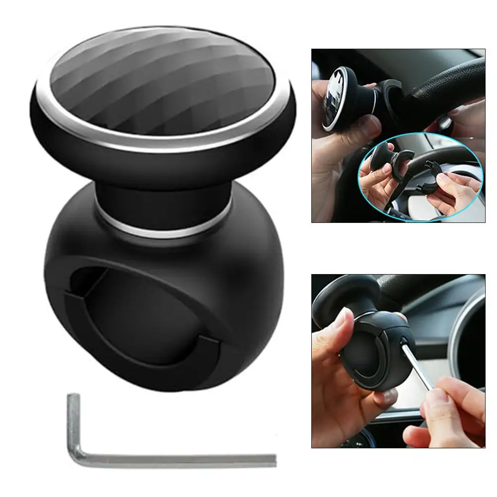 Pomello Girevole per Volante Auto, Booster per Sterzo, Sfera di Controllo per Volante, per Auto, Camion, Tosaerba, Carrello Elevatore - Image 3
