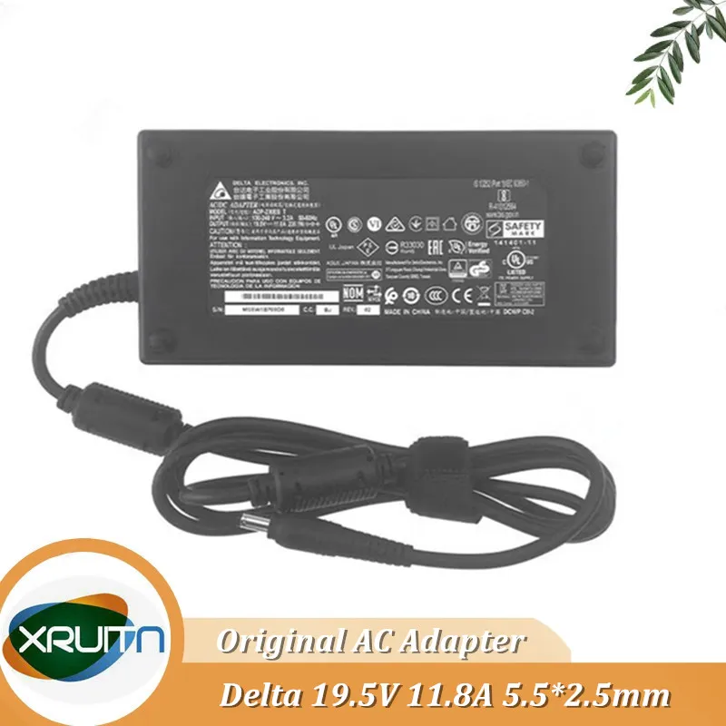 Caricabatterie Adattatore Ca Per Laptop Delta Adp-230Eb T 19.5V 11.8A 230W Per Msi Gs75 Gs65 Stealth 8Sg Ms-1763 Gt70 Gt60 Gaming Adp-230Cb B