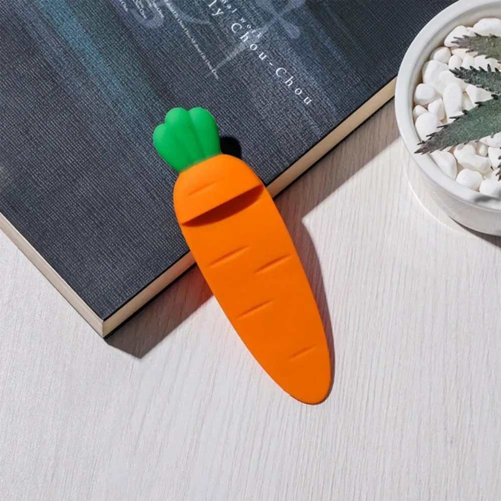1PC Cartoon Carrot Bookmark for Student Book Holder Binder Index Divider Stationery Office School Supplies Bookmarks for Books