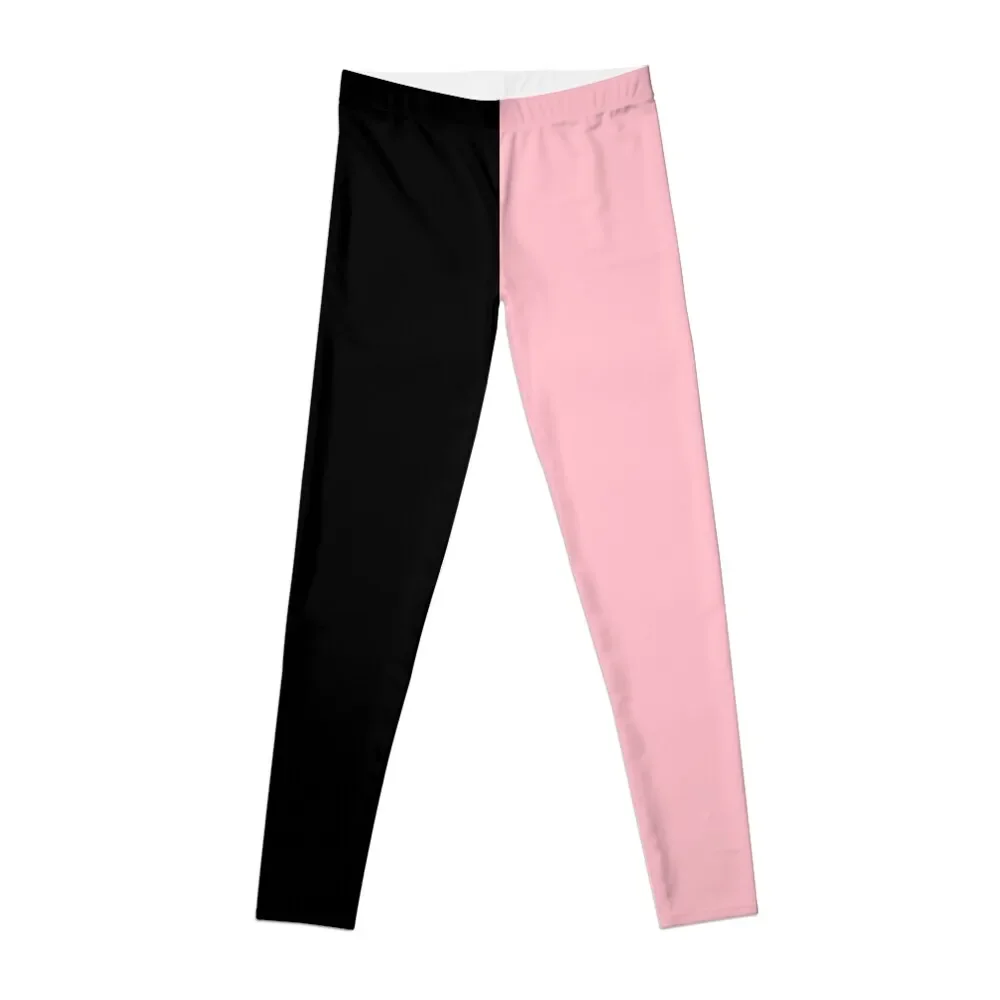 

Half Black Half Pink Leggings sports shirts gym Women's gym Womens Leggings