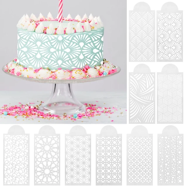 Fondant Cake Stencils Edge Template Cake Decorating Tools Wedding Birthday  Embossing Stamp Mold For Baking Cake Accessories - Cake Tools - AliExpress