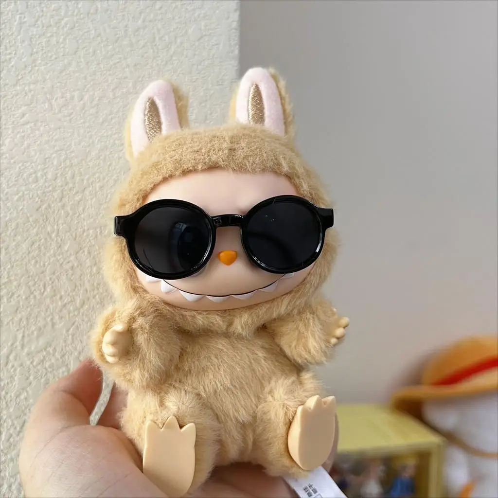 17cm Mini Plush Doll'S Clothes Outfit Accessories For Korea Kpop Exo Labubu Idol glasses sunglasses Clothing Gift 3