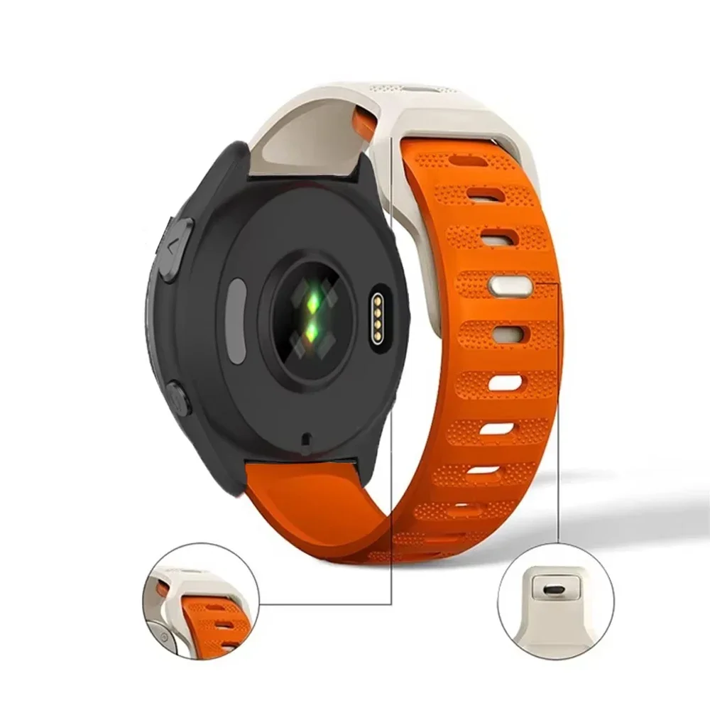 Comfortable & Breathable Silicone Replacement Wristband (20mm/22mm)