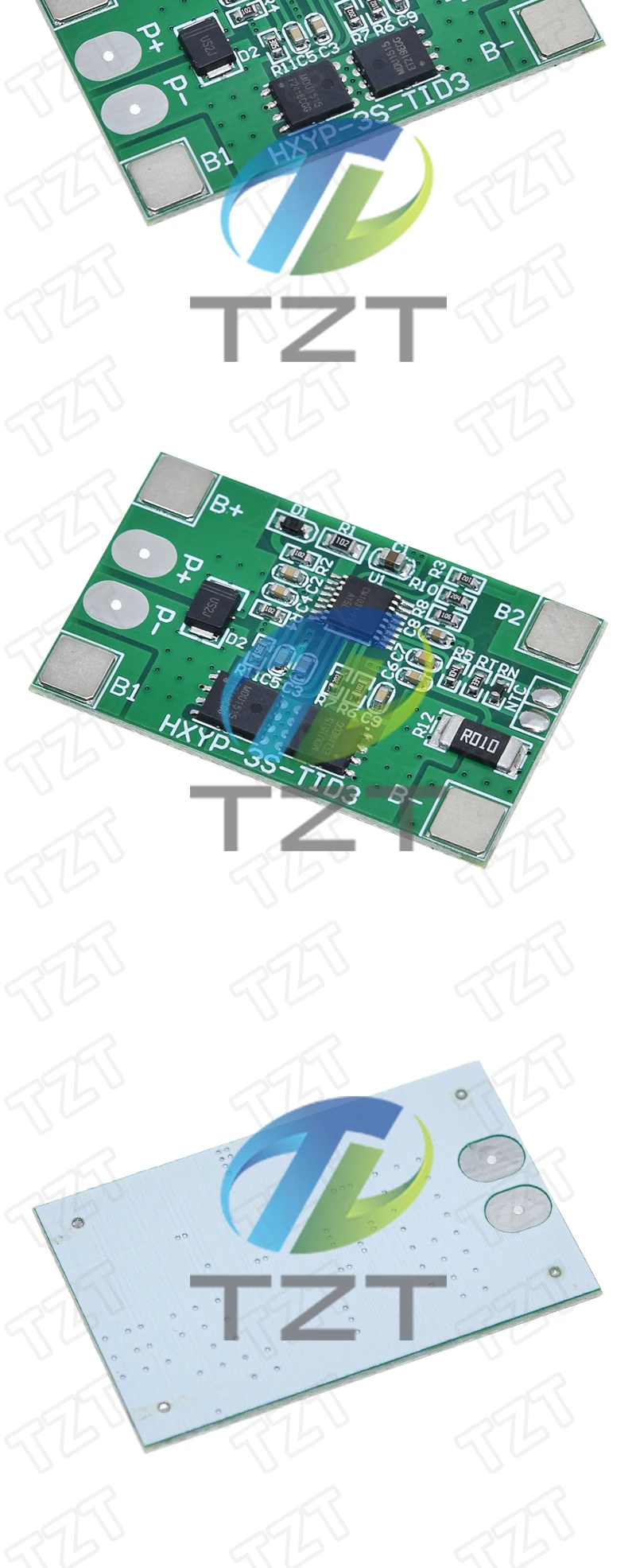 TZT 1/3PCS 3S 10A Li-Ion Lithium-Batterie 18650 Ladegerät PCB BMS Schutzplatine 12V 11.1V 12.6V Verhindert Überladung – Detail 5