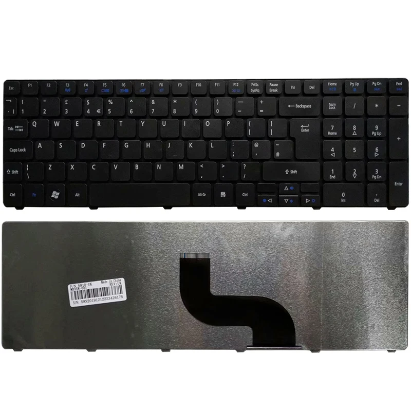 

Клавиатура для ноутбука Acer Aspire 7535 7535G 7735G 7735Z 7735ZG 5250 5253 5333 5340 5349 5360 5733 5536 5738 5810 7735 5336 UK
