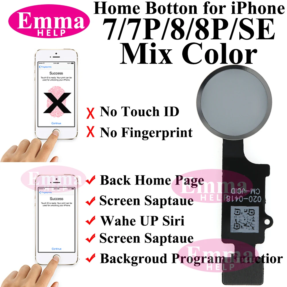 Universal Touch Home Button Flex with Back Return Function