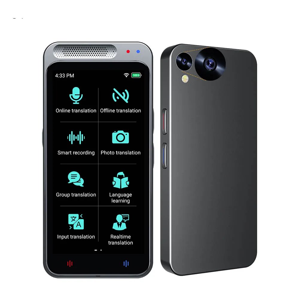 

Offline translation Z6 Factory Price Voice Translator 4.1-inch Widescreen Smart Talking Translation Electronic Equipment