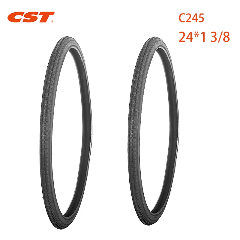 

CST 24inch Mountain bike Tires 24*1 3/8 37-540 C245N Wear Resistance MTB Bicycle Accessories Folding Cycling Bicycle Tyre