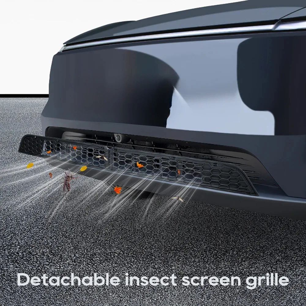 For Tesla Model Y Juniper 2025 Front Bumper Air Intake Mesh Grille Cover Removable Protection Anti Dust Insect Screen Car Decor