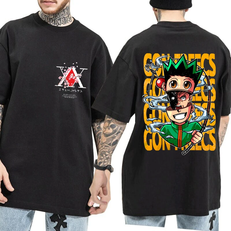Hunter X Hunter Anime T Shirts Summer T Shirt Short Sleeve Casual Top Harajuku Fashion T Shirt O Neck Tops Street Streetwear Aliexpress