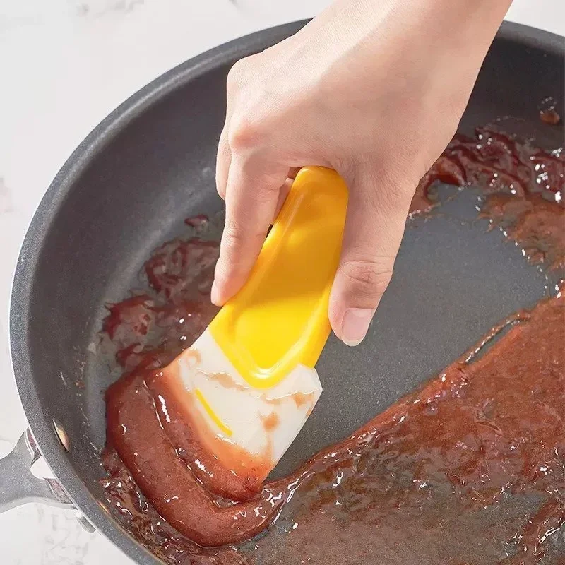 Description Picture 3 of itemCleaning Silicone Spatula, Soft Blade Scraper Brush, Dishes Cleaner Tools, Kitchen Utensils, Dish Brush, Pot